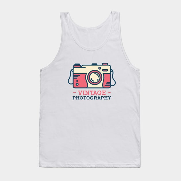 Vintage Photography Tank Top by VEKTORKITA